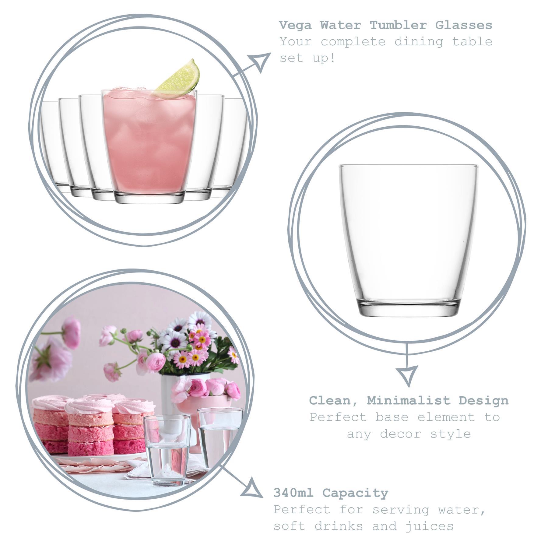 glass tumblers