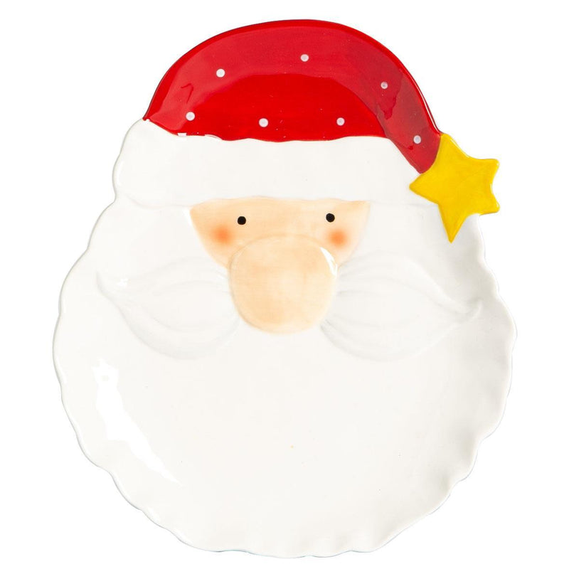 Nicola Spring Father Christmas Serving Plate - 21 x 24.5cm