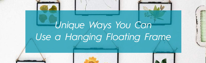 Unique ways to use hanging floating frames