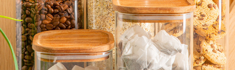 Be more eco-friendly with storage jars