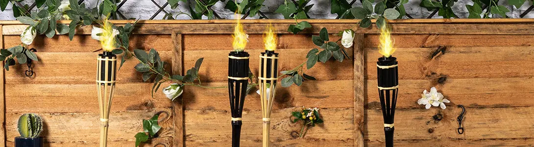 Bamboo Garden Torches at Rinkit.com