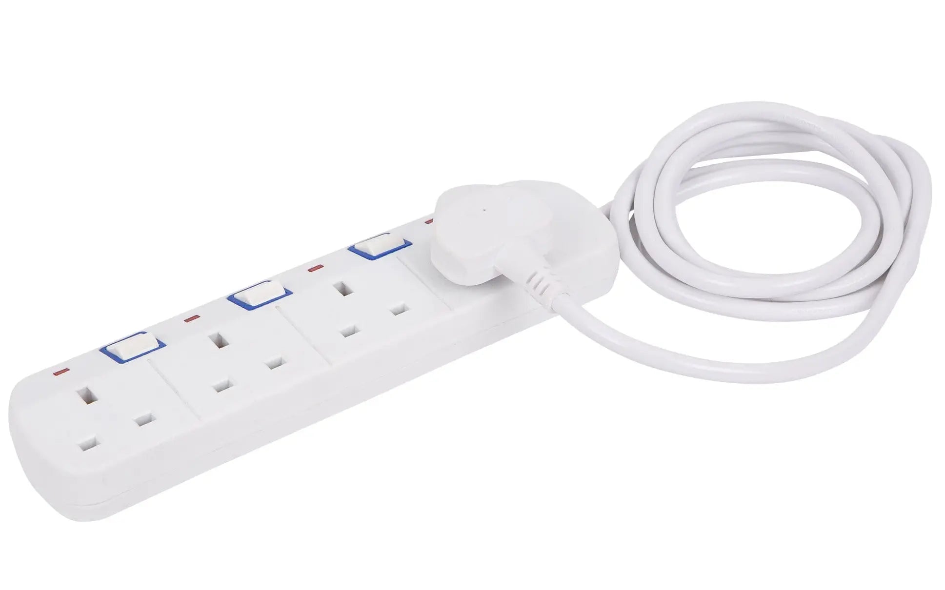 Extension Leads & Cables - 4-Way, 6-Way with Individual Switches & USB ...