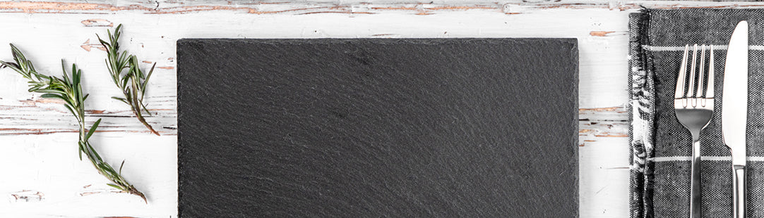 Square Slate Placemats & Serving Platters - Natural Stone Tableware ...