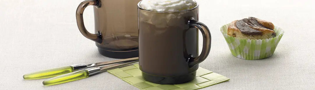 Duralex Versailles Glass Mugs Range at Rinkit.com