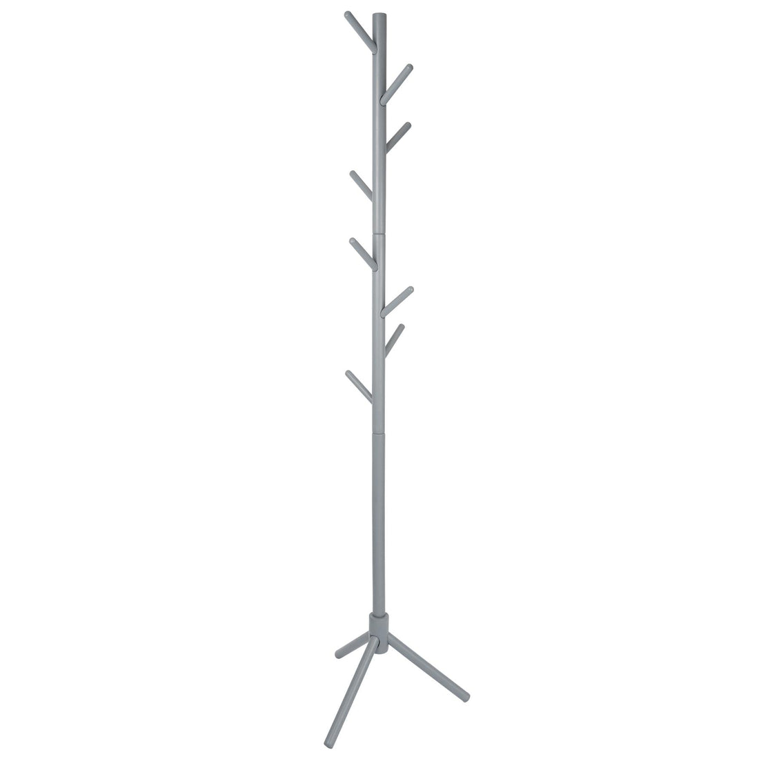 Grey Free-Standing Wooden Coat Rack