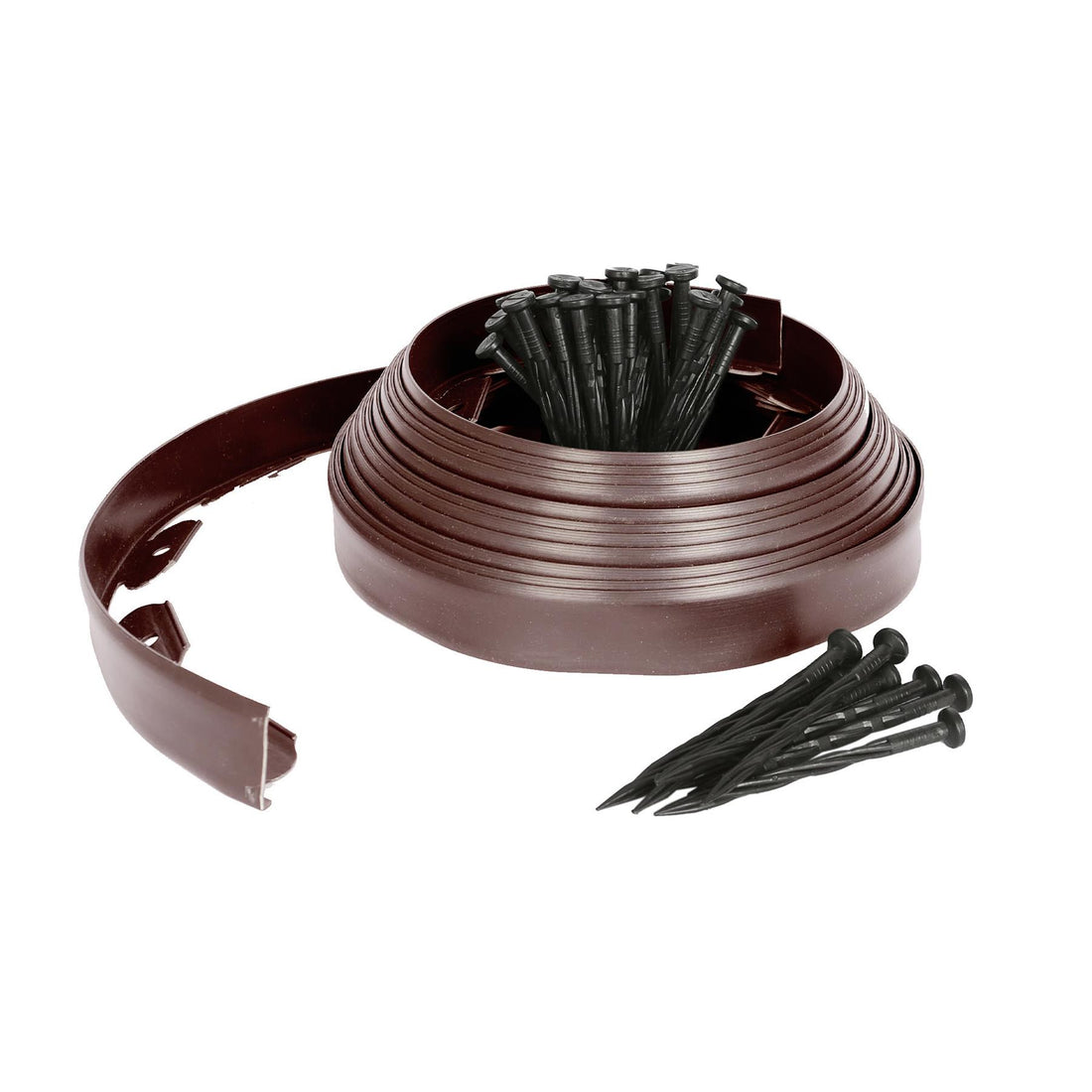 Brown Flexible Plastic Lawn &amp; Path Edging