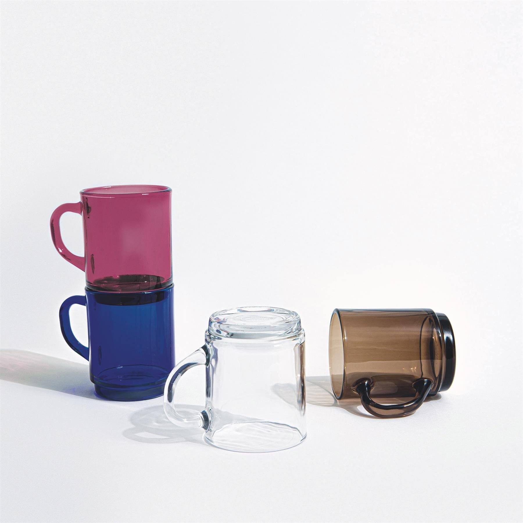 260ml Plum Versailles Coffee Glasses - Pack of Six