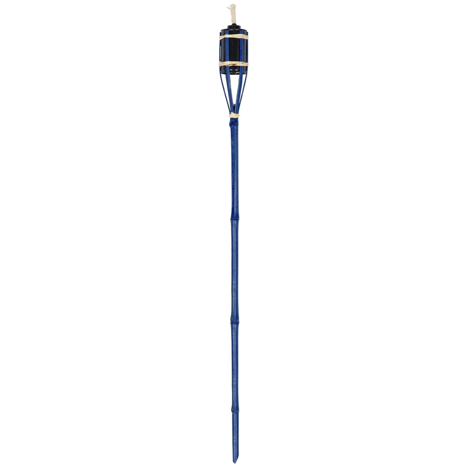 Blue Bamboo 113cm Garden Fire Torches - Pack of Six