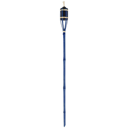 Blue Bamboo 113cm Garden Fire Torches - Pack of Six