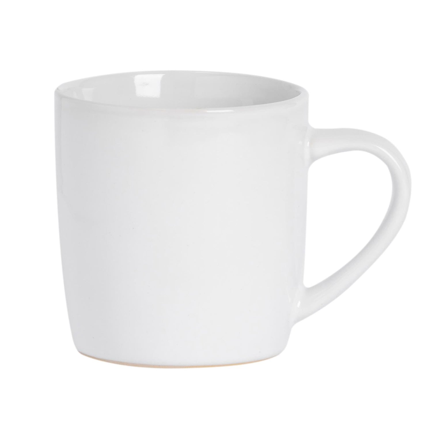 350ml White Coloured Coffee Mugs - Pack of Six
