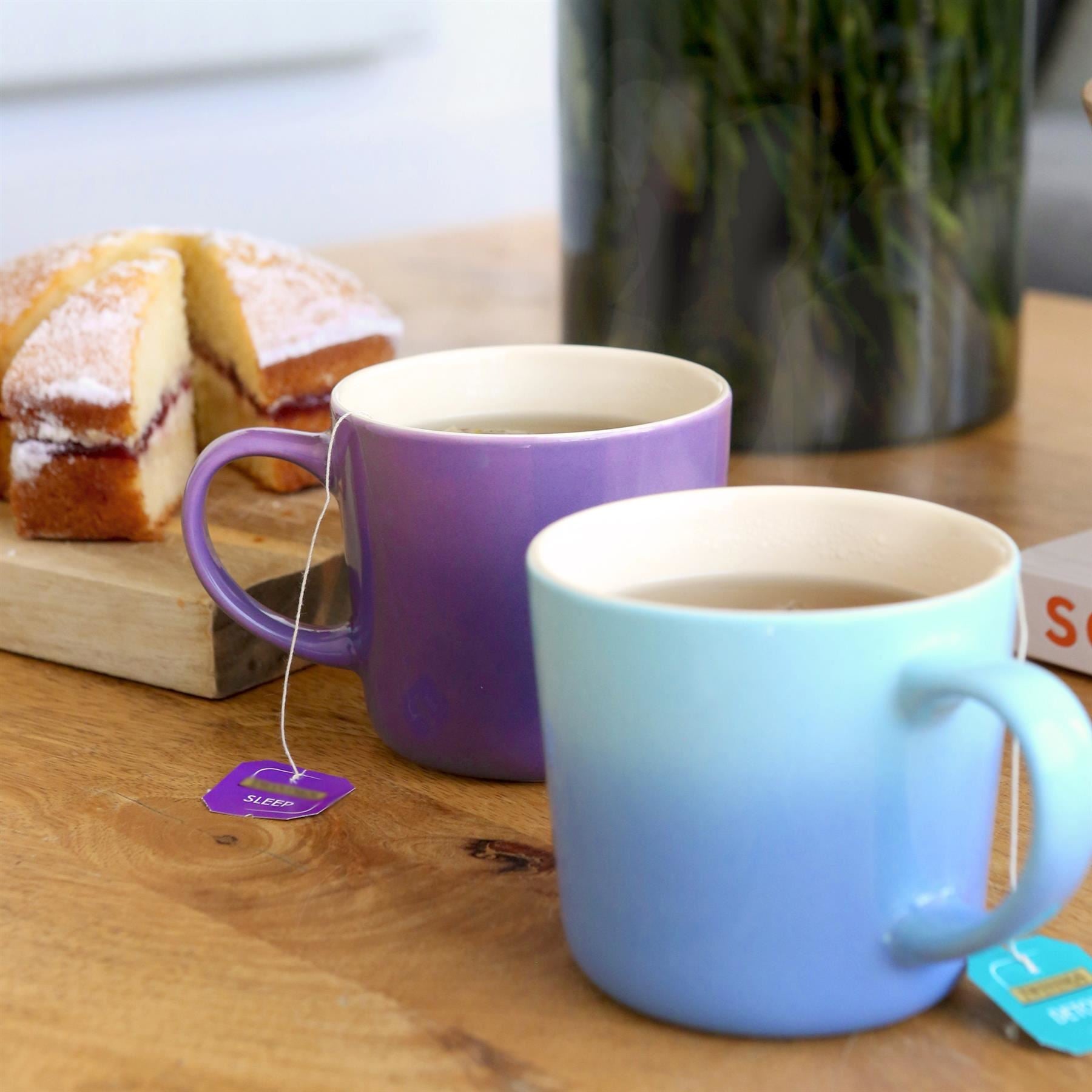 330ml Blue New Bone China Ombre Mug