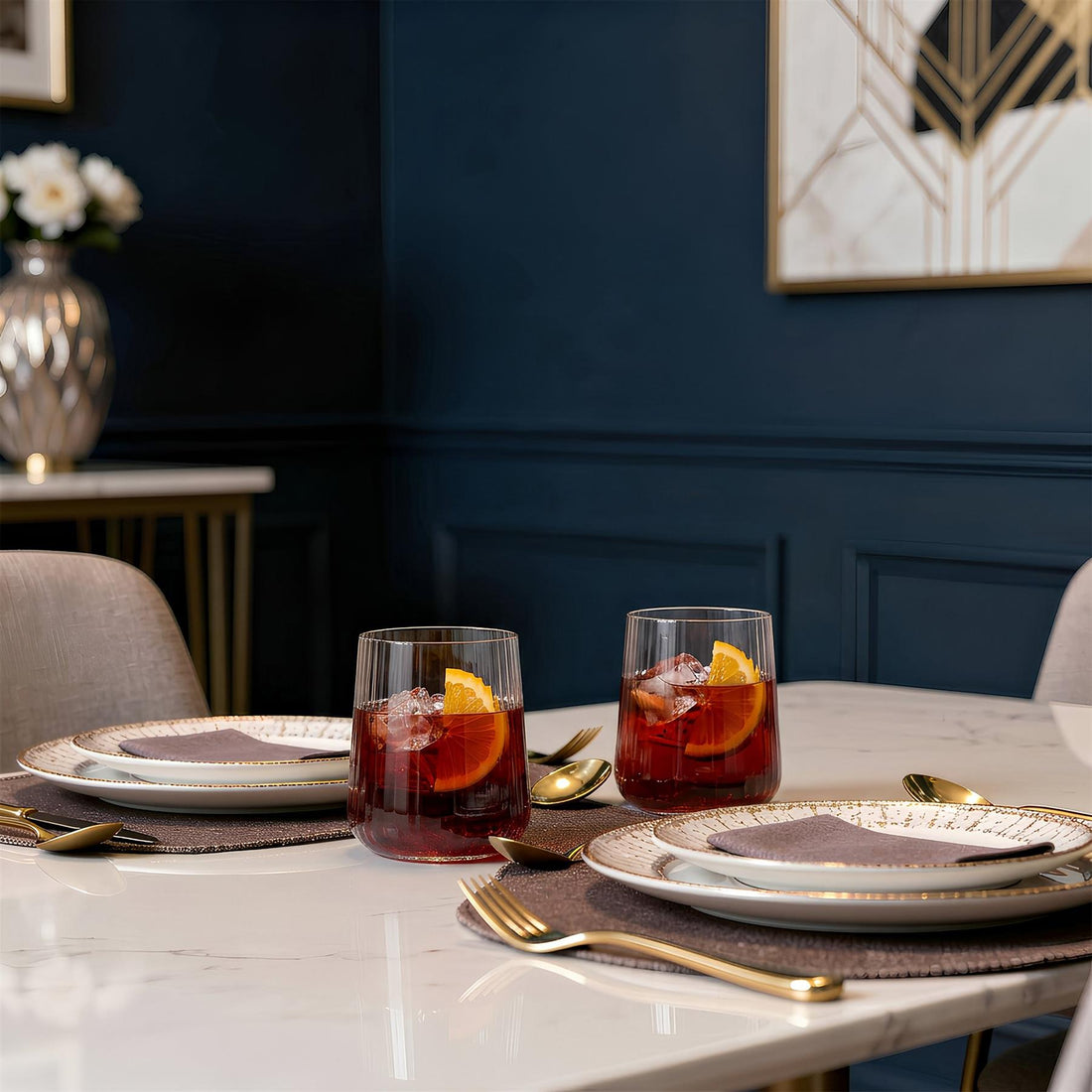 500ml Chelsea Optic Crystal Tumbler Glasses - Pack of 6