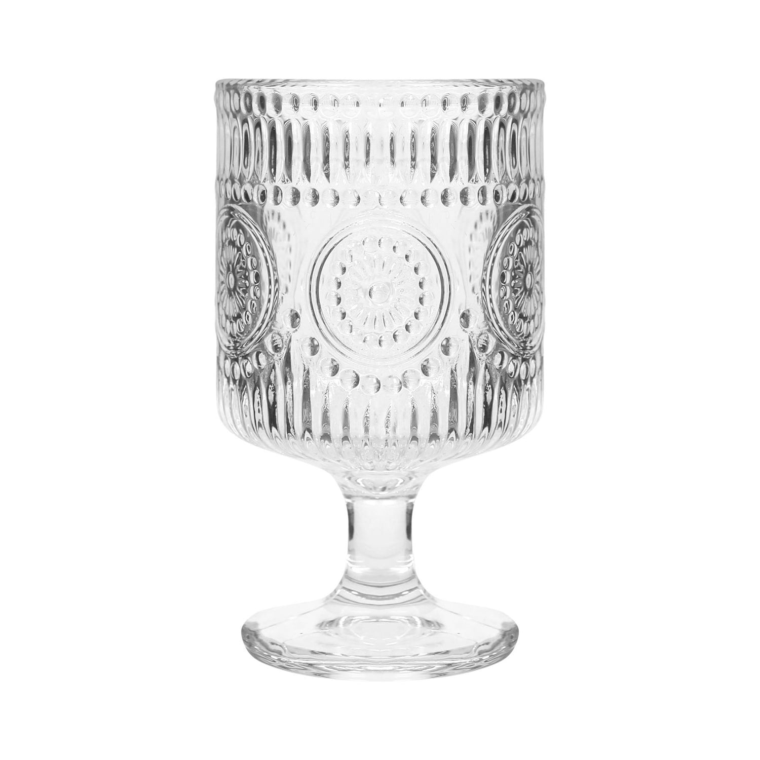 270ml Amore Ribbed Wine Glasses - Pack of Six