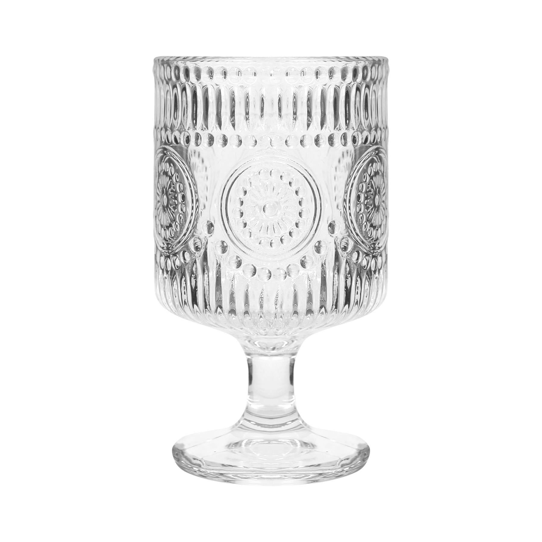 270ml Amore Ribbed Wine Glasses - Pack of Six