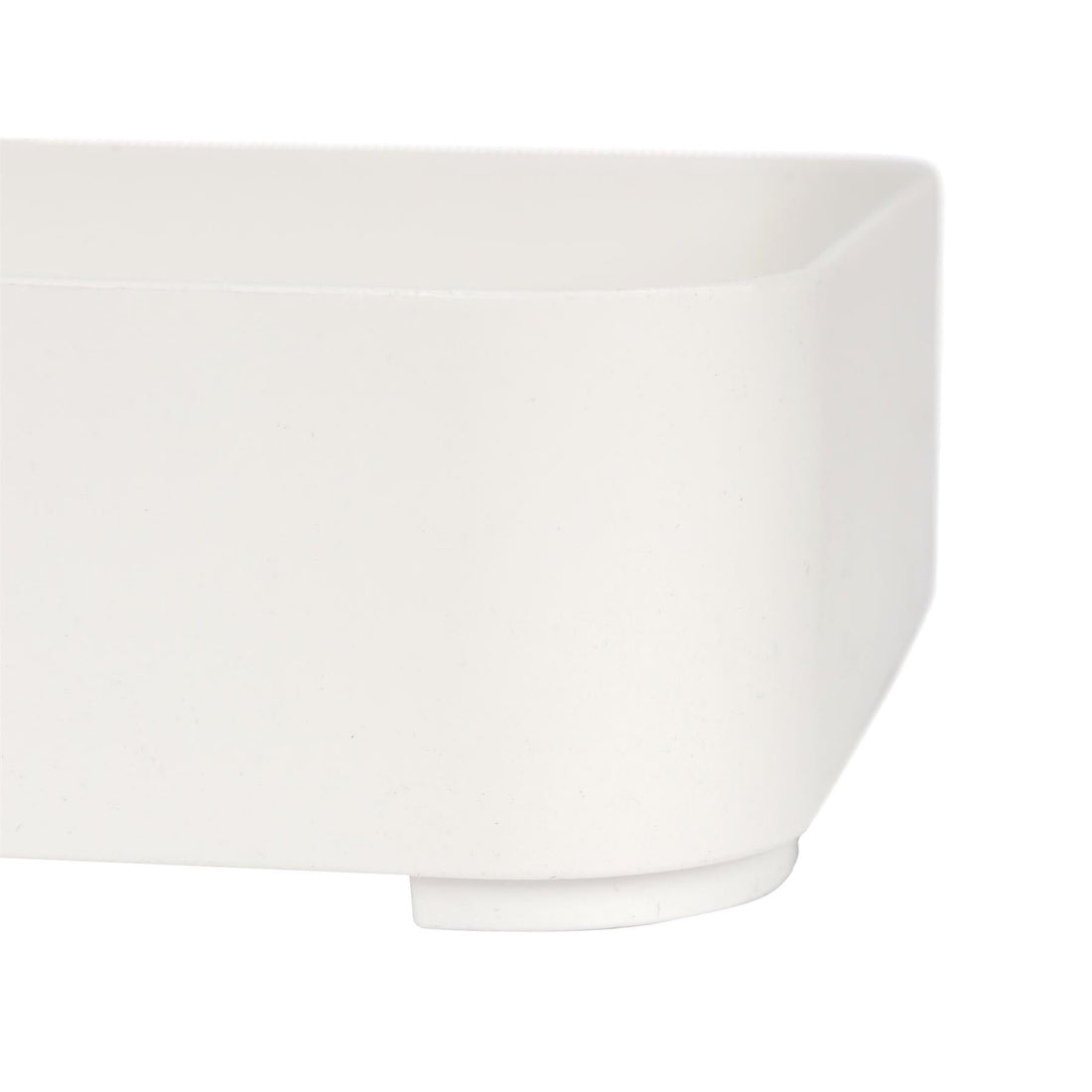 Medium Stackable White Plastic Storage Bin