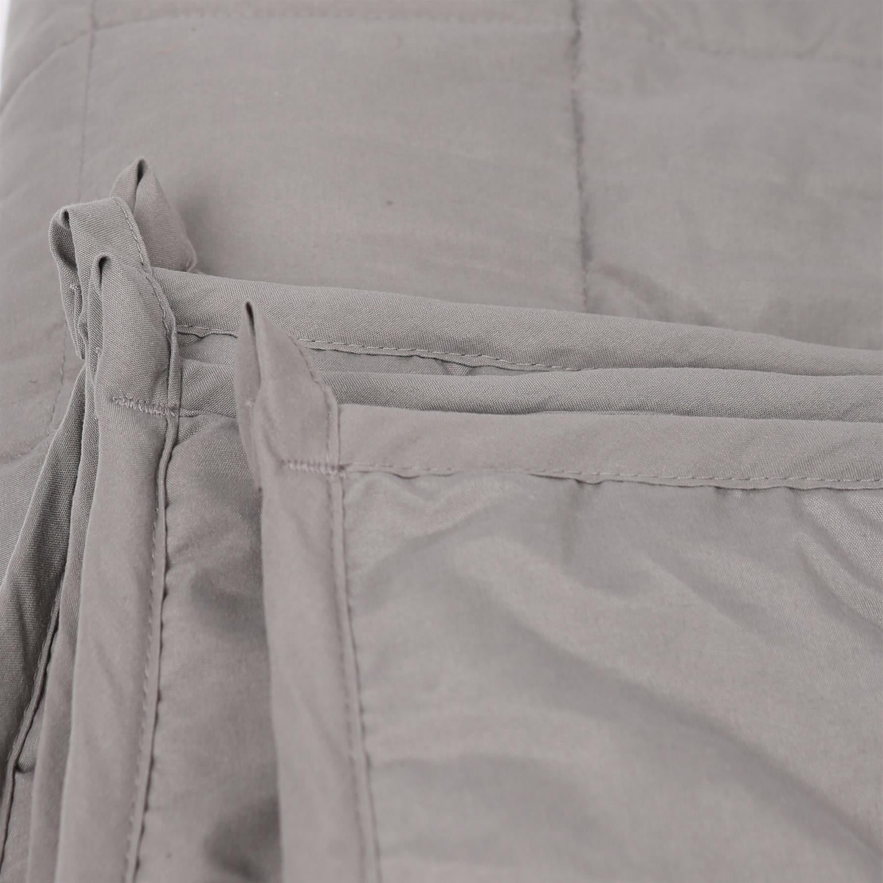 Weighted Blanket with Storage Bag - 125 x 180cm - 6kg - Grey