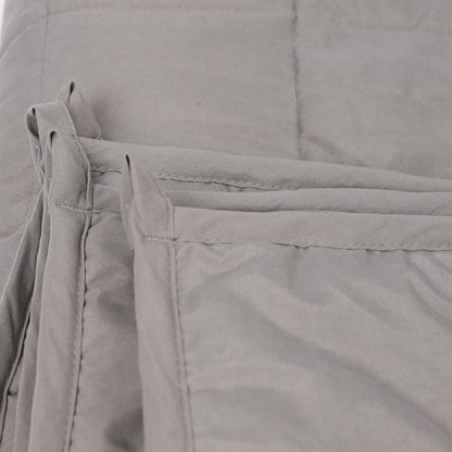 Weighted Blanket with Storage Bag - 125 x 180cm - 6kg - Grey