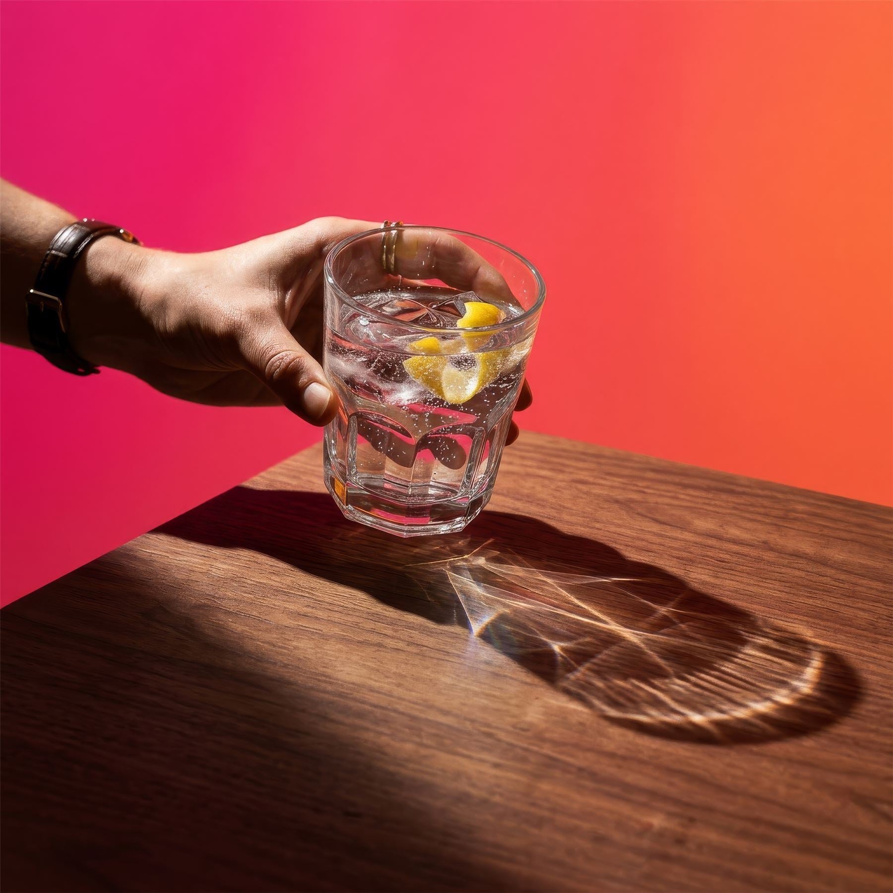 285ml Panelled Glass Tumblers - Pack of Six