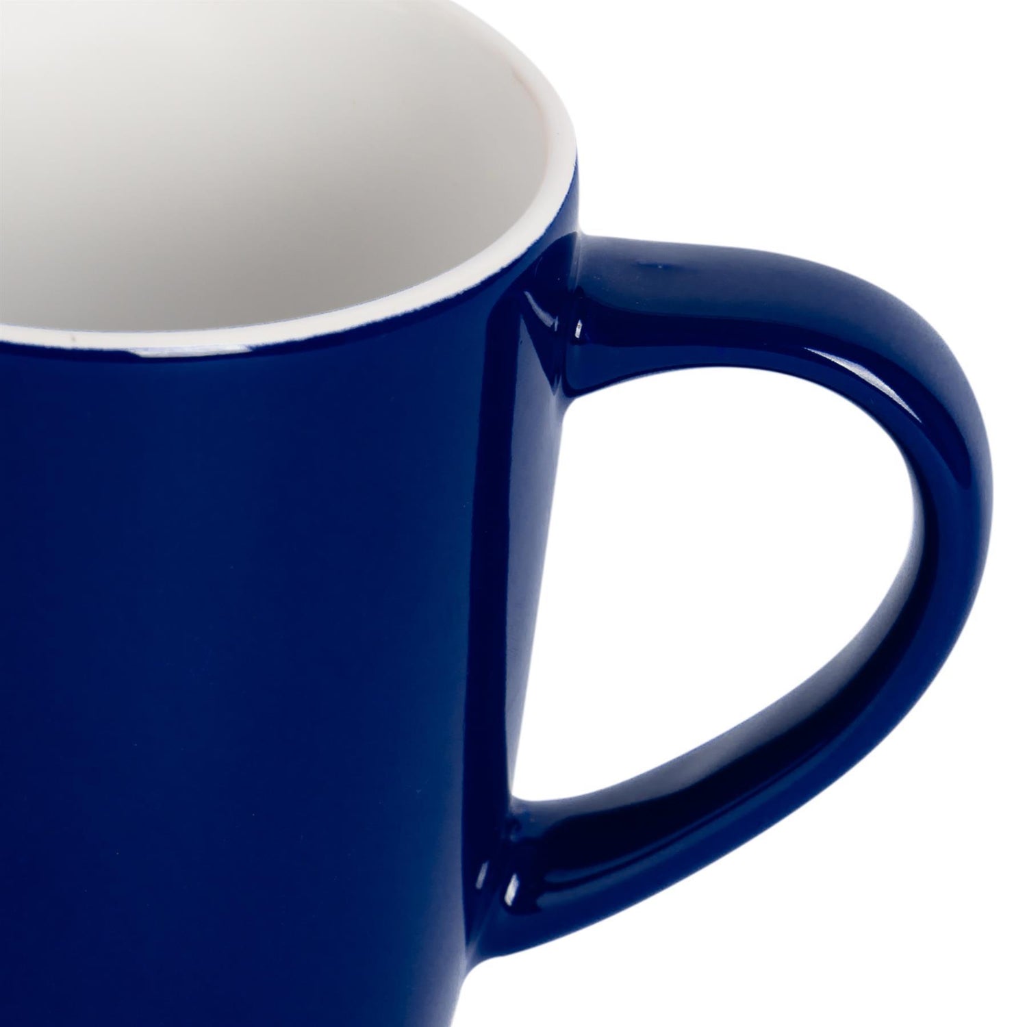 350ml Navy Coloured Coffee Mugs - Pack of Six