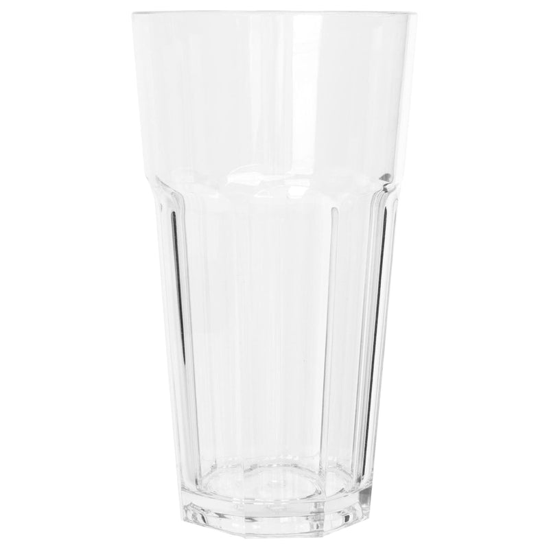 665ml Reusable Plastic Highball Glasses - Pack of 6 - By Argon Tableware