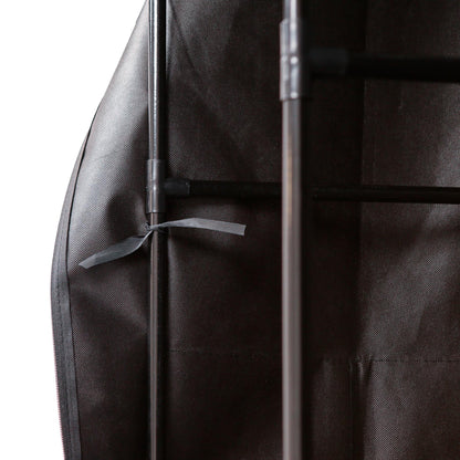 Portable Fabric Wardrobe - 211 x 45 x 167cm - Black