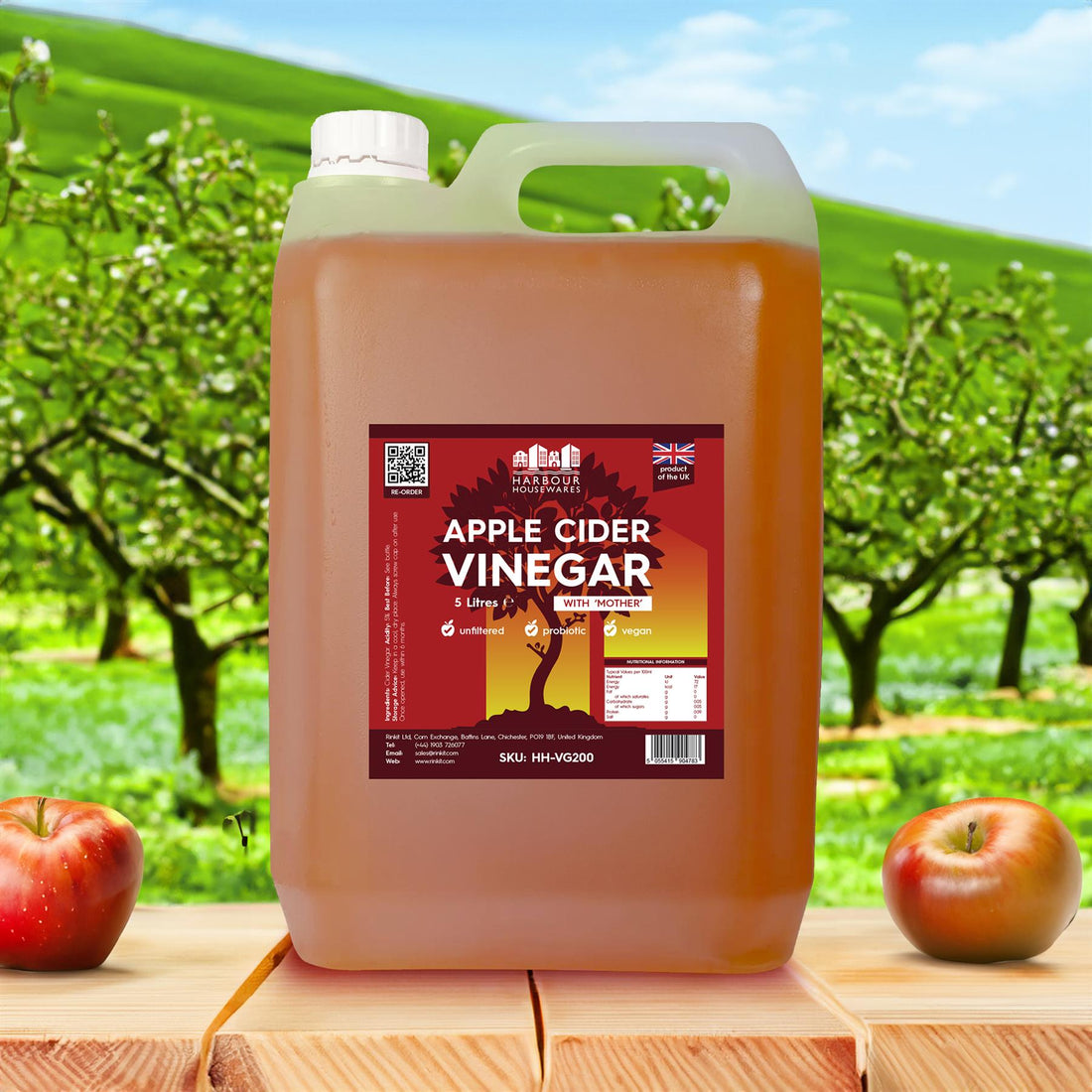 Apple Cider Vinegar with The Mother - 5L