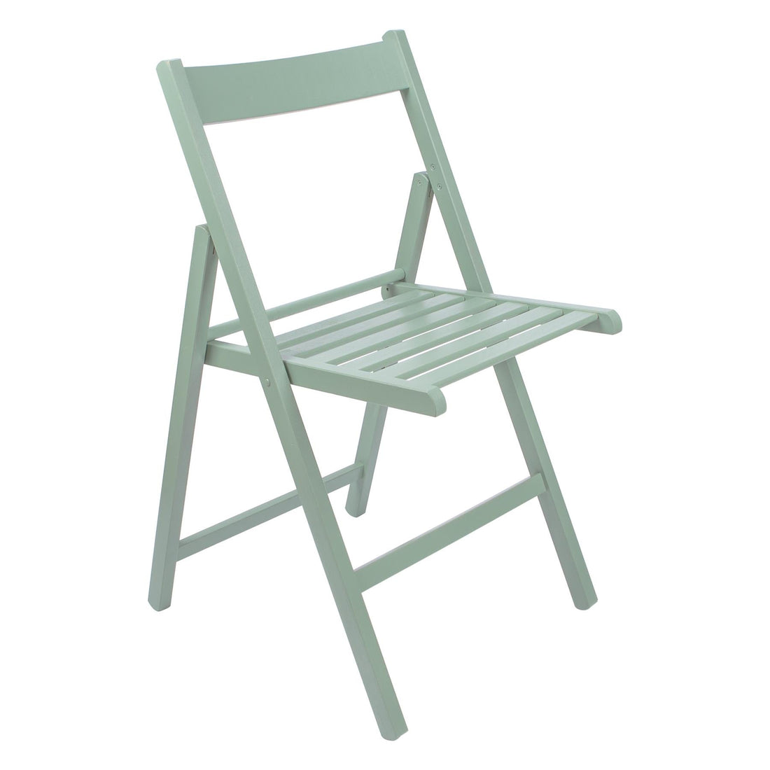 Sage Green Beech Wood Folding Chair