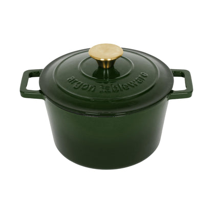 Dark Green Cast Iron Casserole Dishes