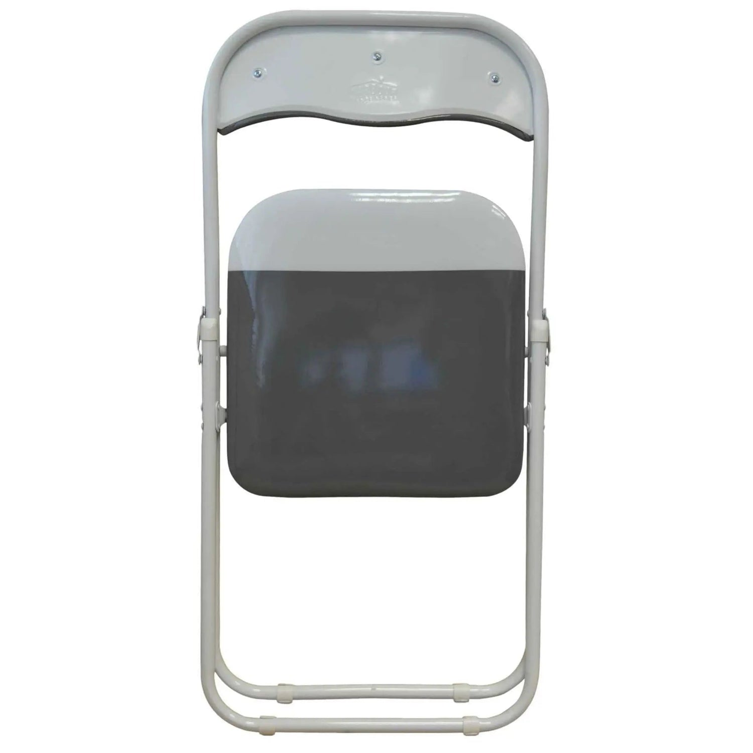 Grey Wave Padded Folding Chair