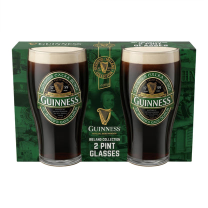 Guinness 2pc Ireland Pint Glass Set
