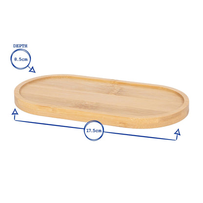 2pc 500ml Glass Soap Dispenser with Black Labels &amp; Bamboo Tray