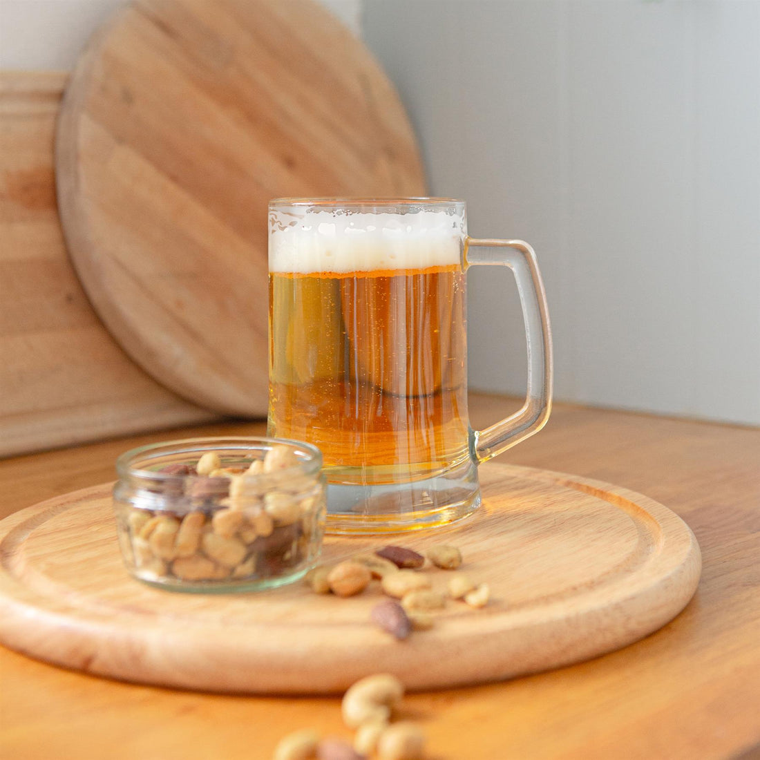 500ml Pub Glass Beer Mugs - Pack of 2