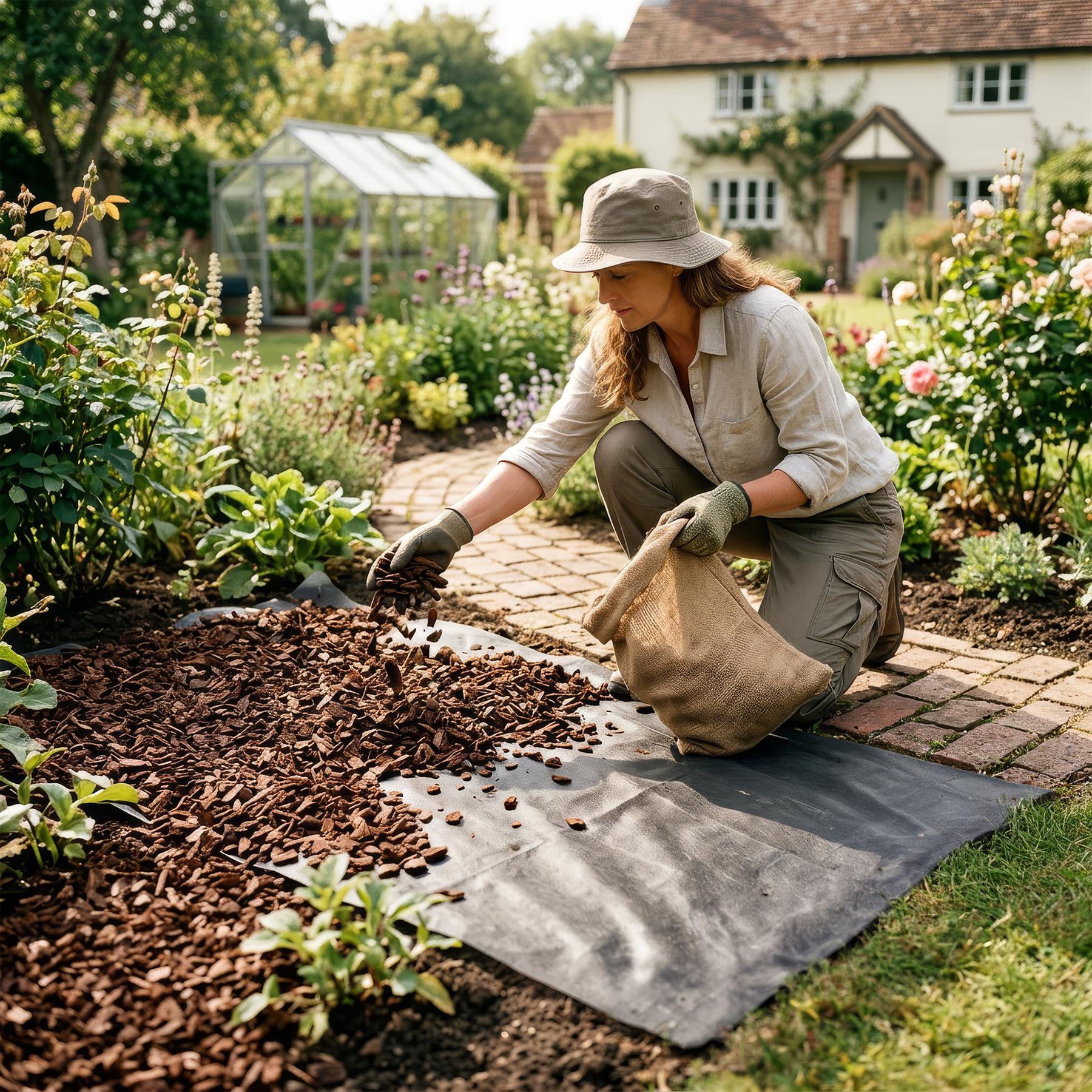 100gsm Weed Control Fabric - 1M x 10M (1 Roll)