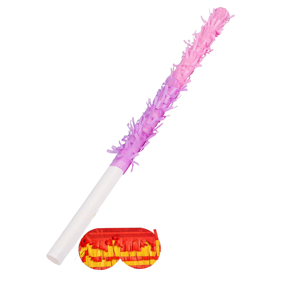 Pink 2-Piece Pinata Buster Stick &amp; Blindfold Set