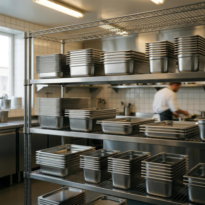 Stainless Steel Gastronorm Container - 1/4 200mm - 5.25L