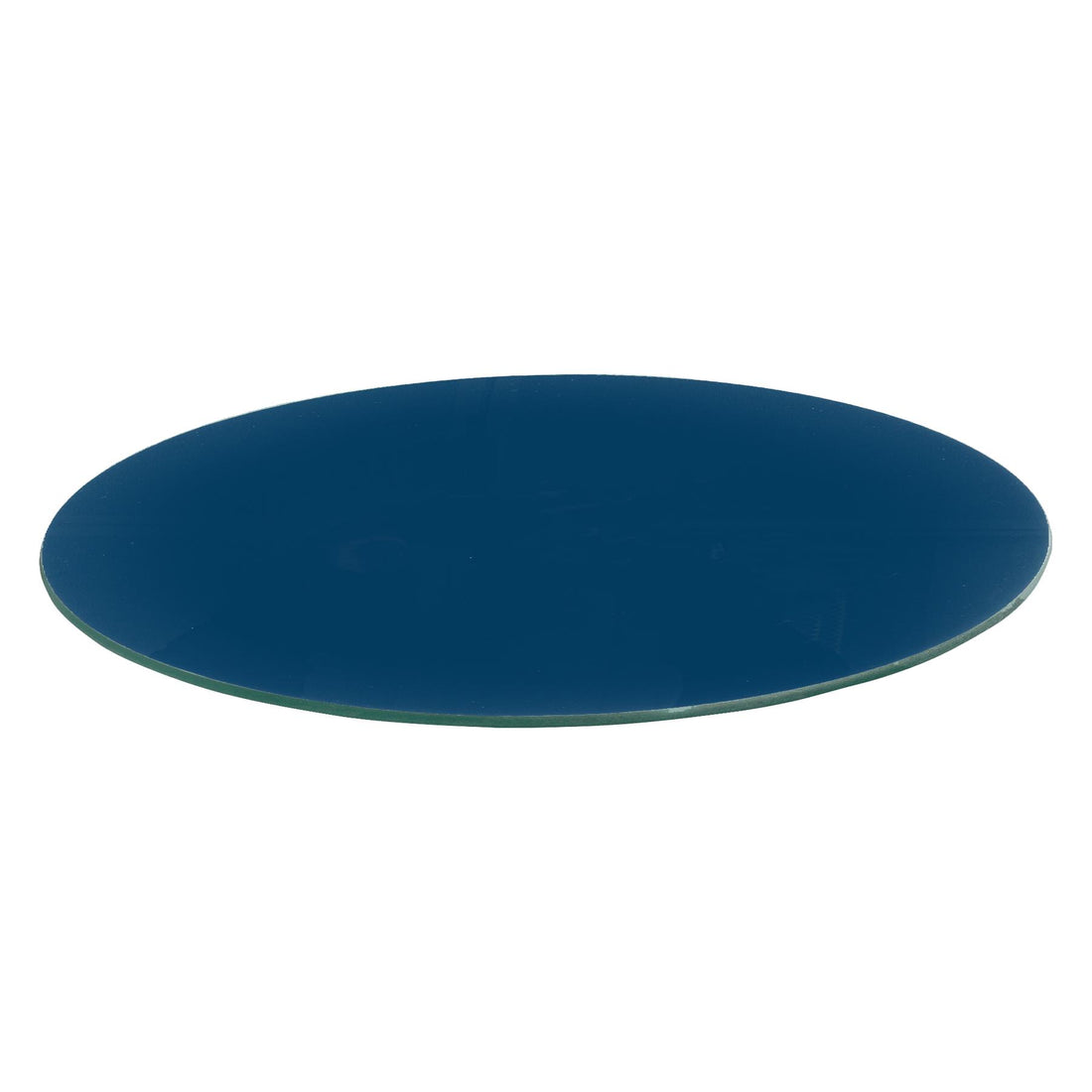 Blue 30cm Round Glass Chopping Board