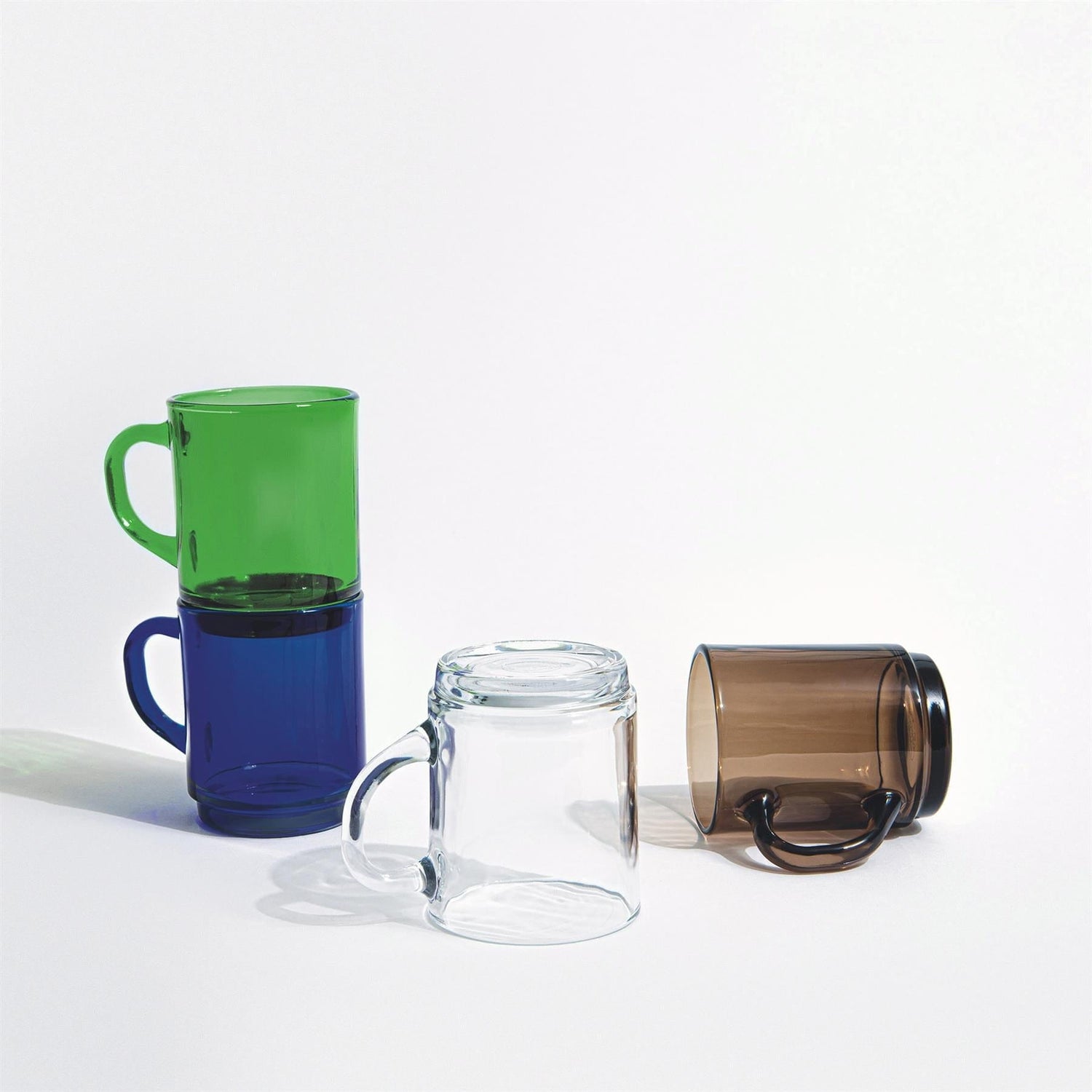260ml Green Versailles Coffee Glasses - Pack of Six