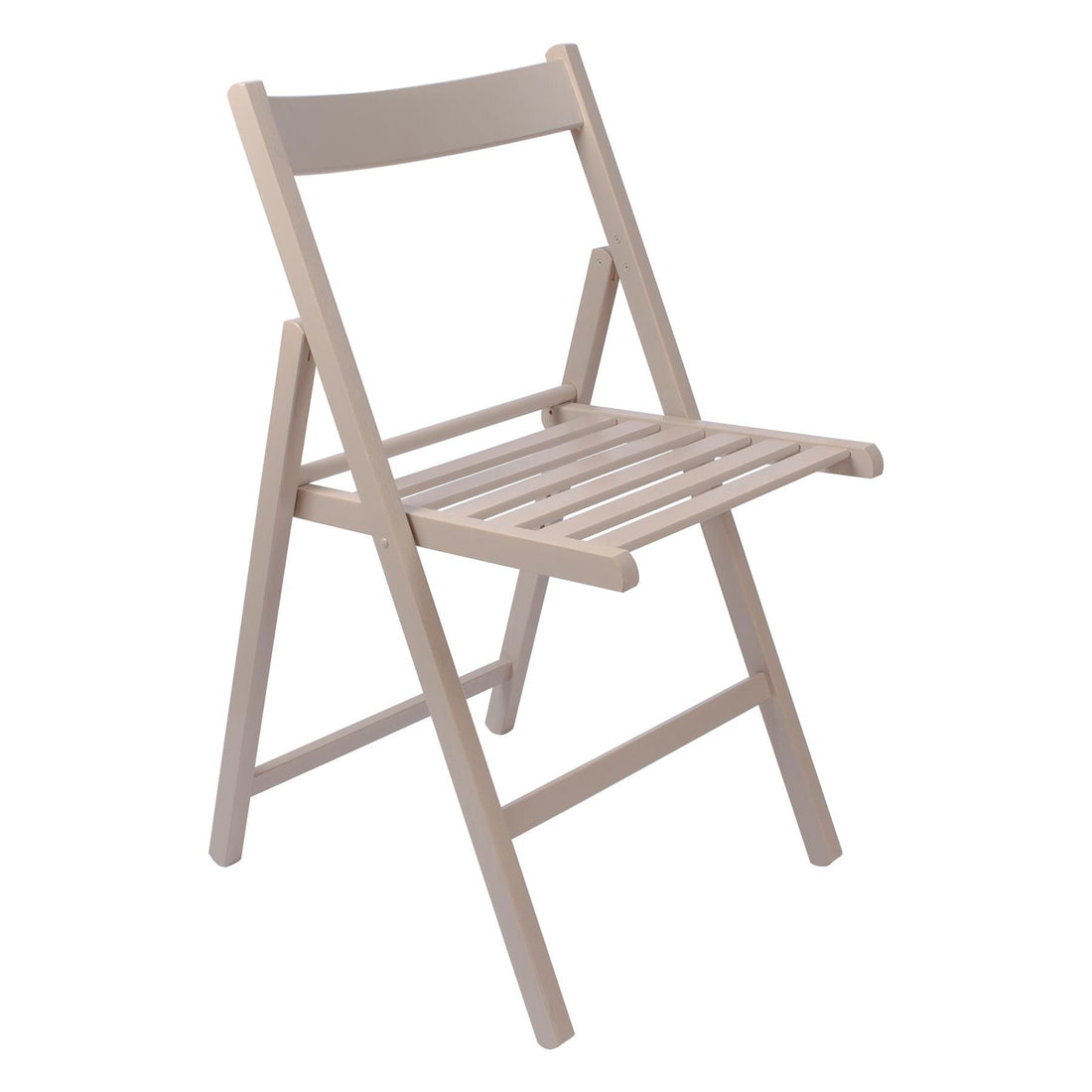 Dove Grey Beech Wood Folding Chair