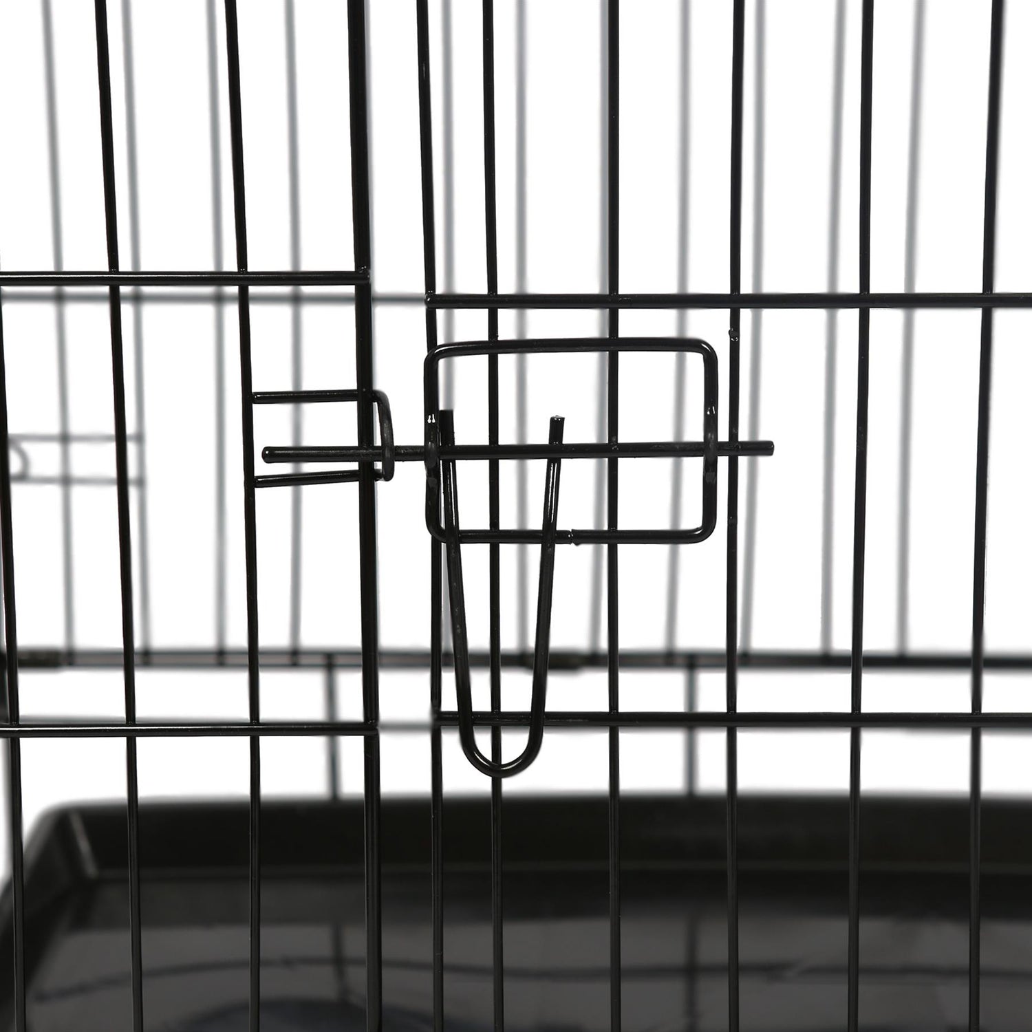 2 Door Metal Dog Crate with Removable Tray - Medium