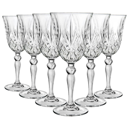270ml Melodia Red Wine Glasses - Pack of 12 - By RCR Crystal