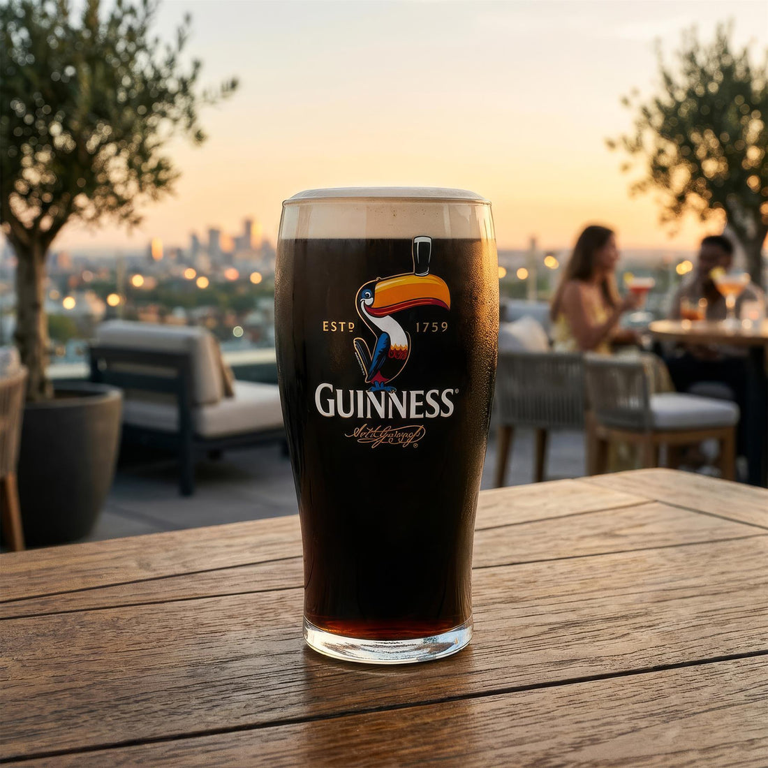 Guinness 2pc Toucan Pint Glass Set