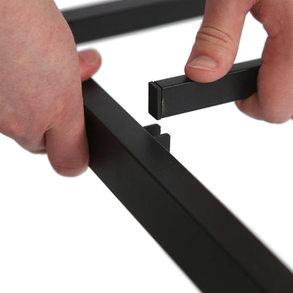 Double Metal Bed Frame - 4ft 6" - Black