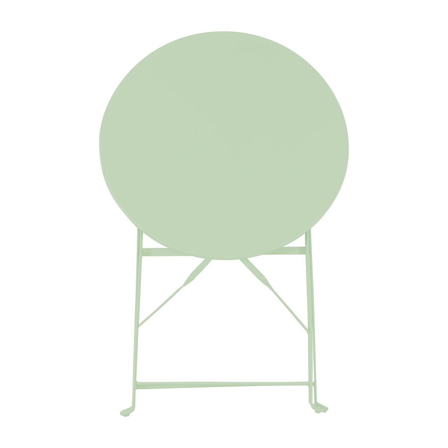 Sage Green Two-Seater Round Bistro Set