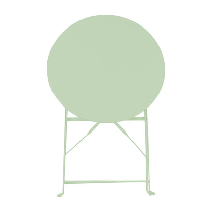 Sage Green Two-Seater Round Bistro Set