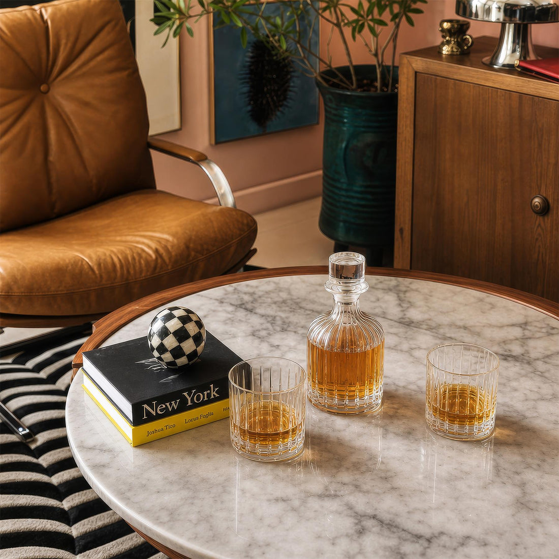 360ml Timeless Crystal Double Whisky Glasses - Pack of Six