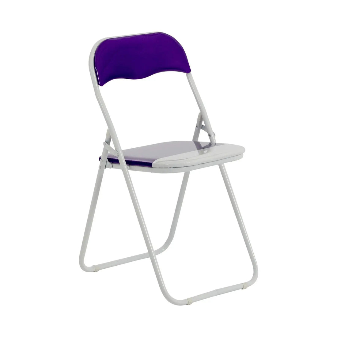 Purple Wave Padded Folding Chair