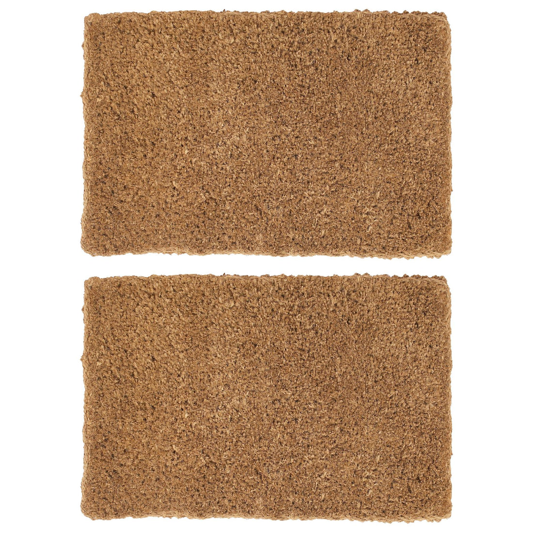 Premium Handmade 90cm x 60cm Coir Doormats - Pack of Two