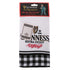 Guinness Label Waffle Tea Towel - 48 x 65cm - White/Black