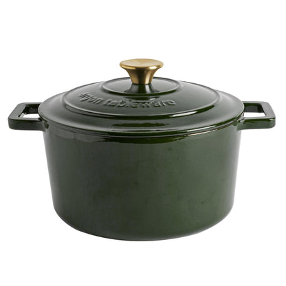 Dark Green Cast Iron Casserole Dishes