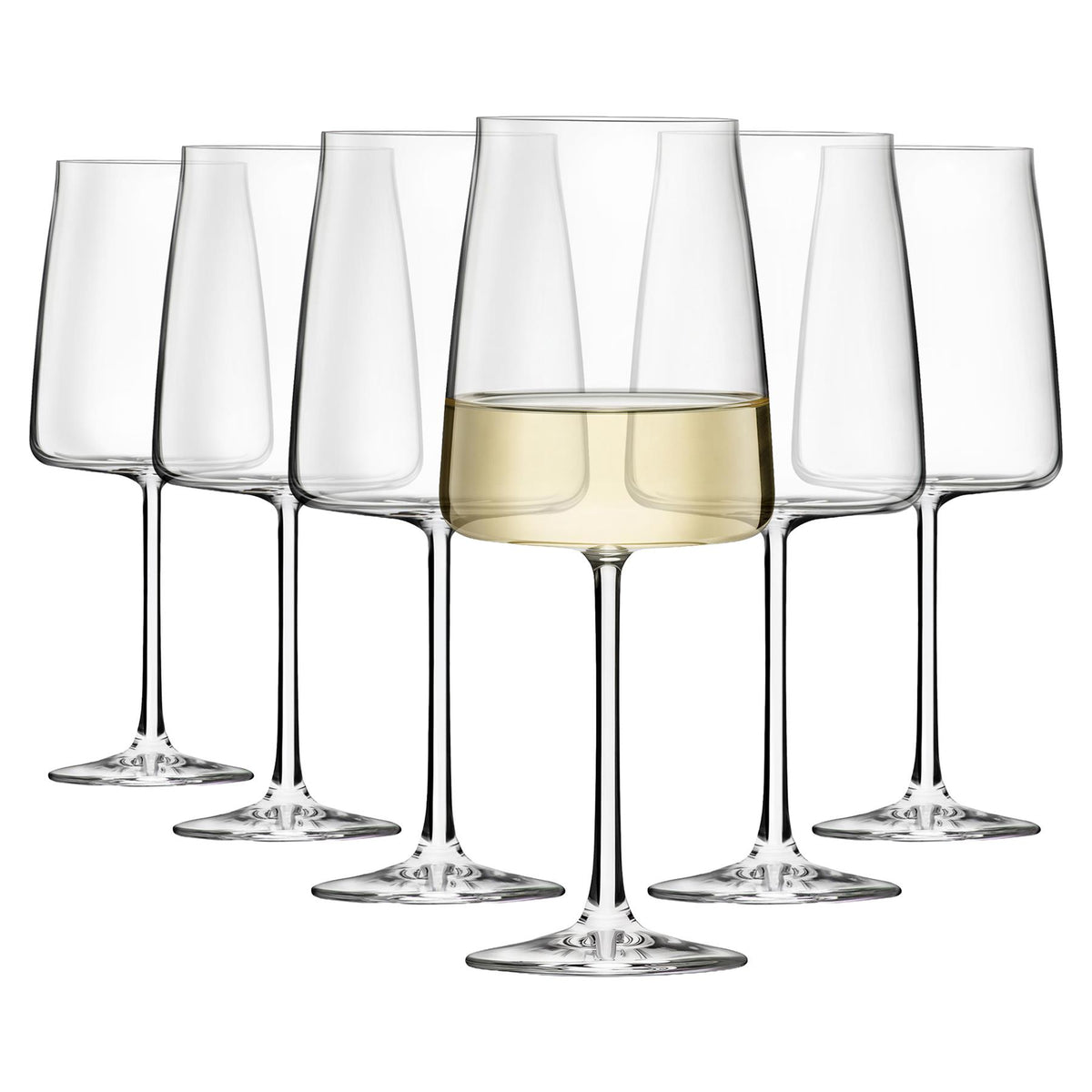 545ml Essential Crystal White Wine Glasses - Pack of 6